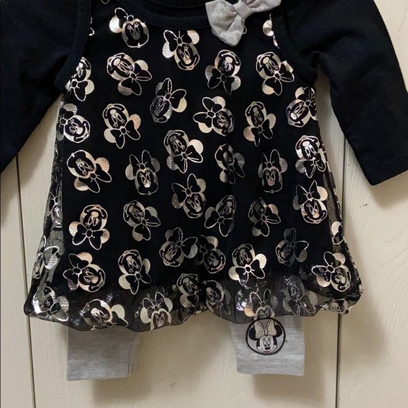Disney Black and Silver Minnie Mouse Set - Picture 3 of 7